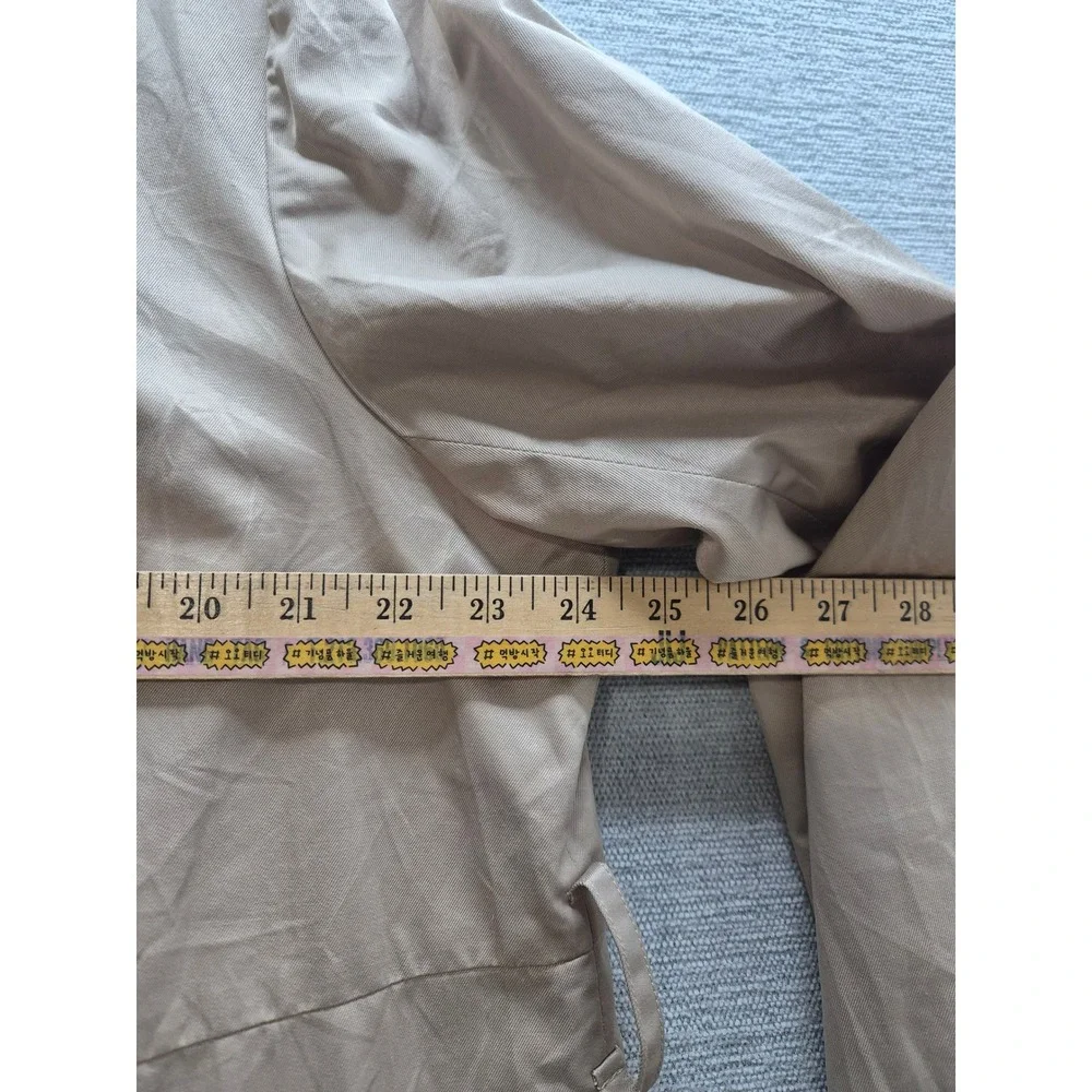 Torrid Trench Coat Womens 2 Beige Lined Vented Back Double Breasted Winter Wear